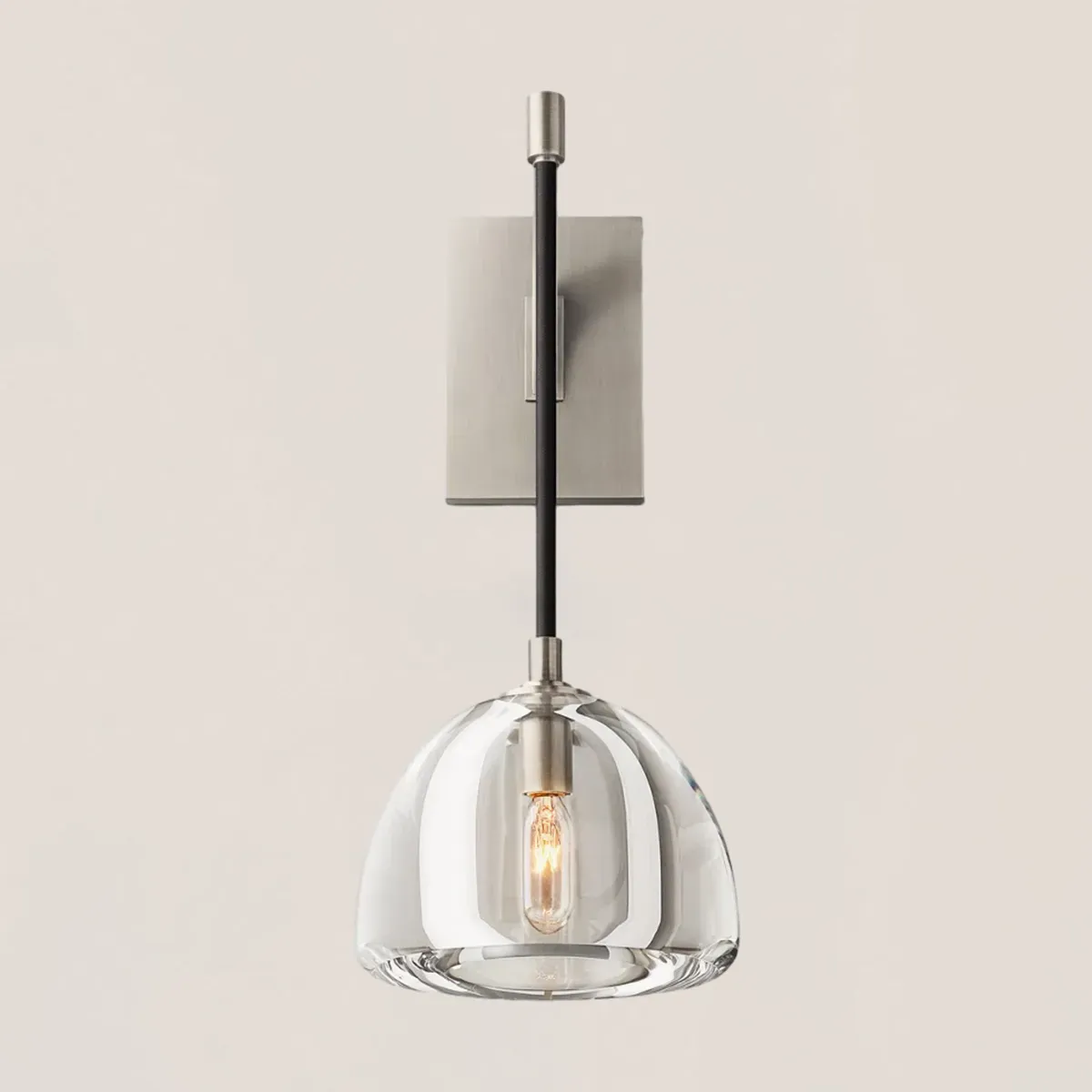 Hemisphere Crystal Wall Sconce-VaseLamps