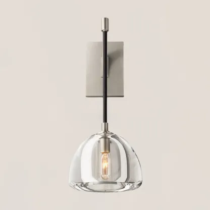 Hemisphere Crystal Wall Sconce-VaseLamps