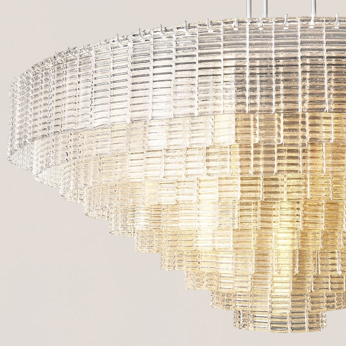 Sirene Glass Round Chandelier-VaseLamps