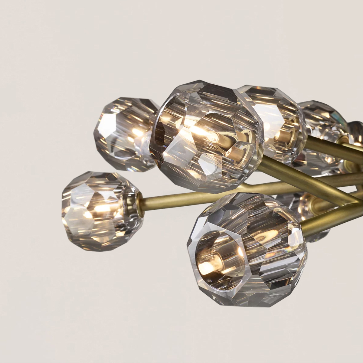 Boule De Cristal Glass Round Chandelier-VaseLamps