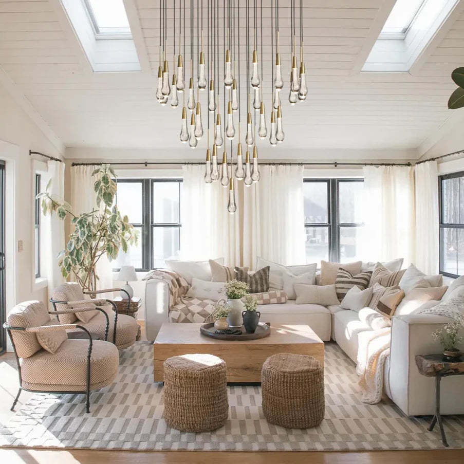 Solitaire Round Chandelier-VaseLamps