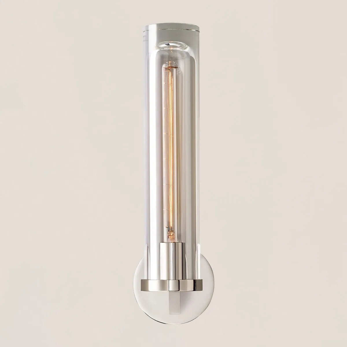 Savile Round Tube Sconce-VaseLamps