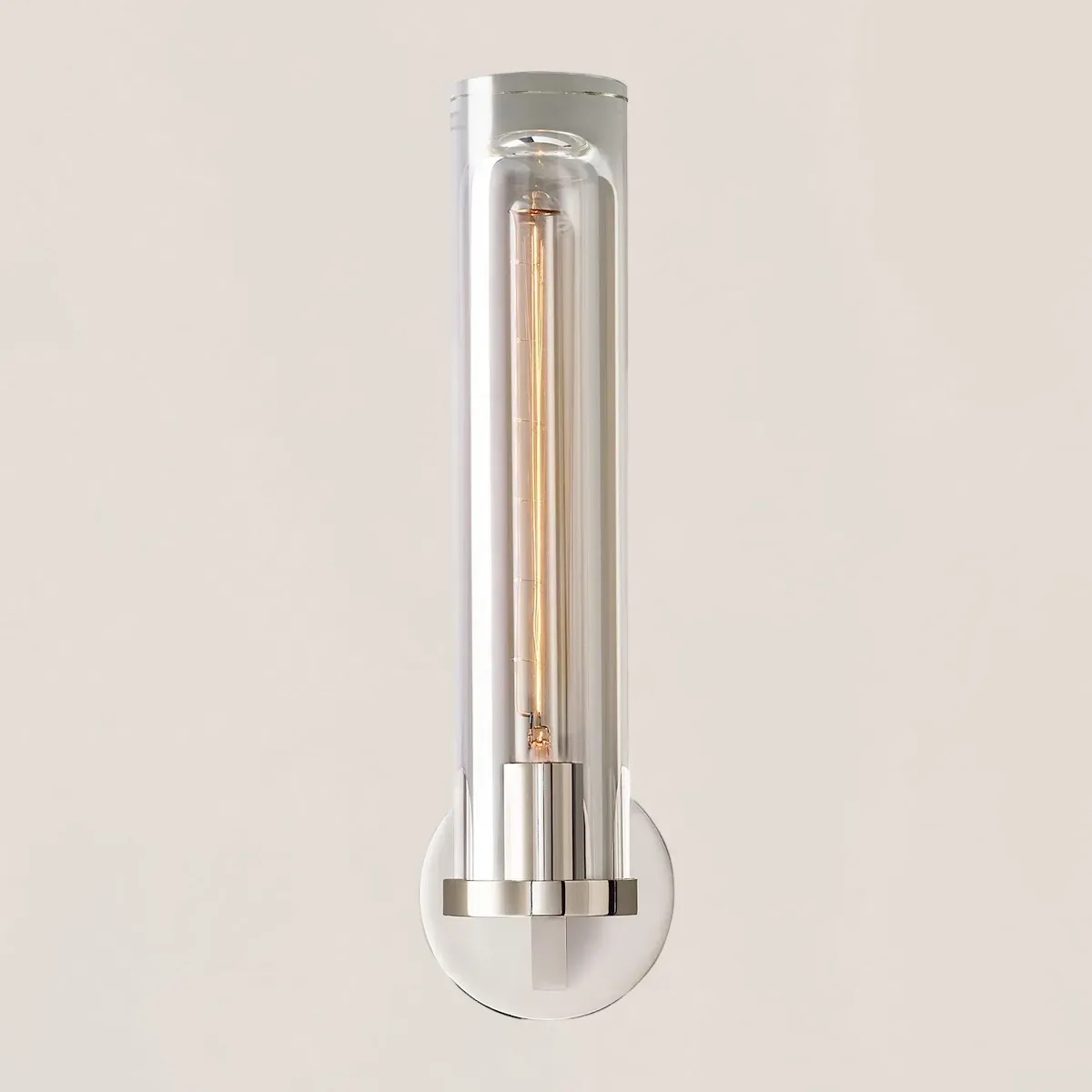 Savile Round Tube Sconce-VaseLamps