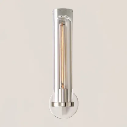 Savile Round Tube Sconce-VaseLamps