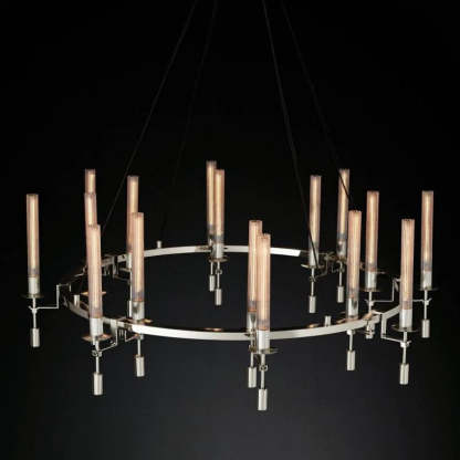 Fontanelle Round Chandelier 58"-VaseLamps