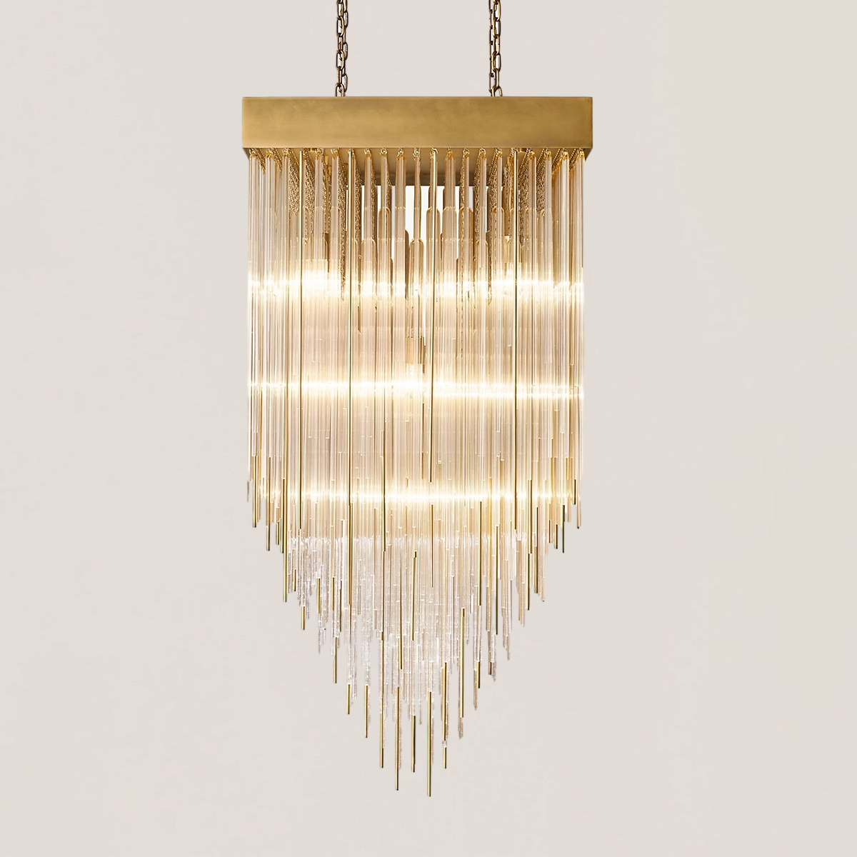 Cascada Square Chandelier-VaseLamps