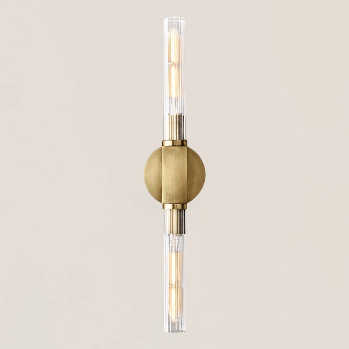 Cannele Glass Linear Wall Sconce-VaseLamps