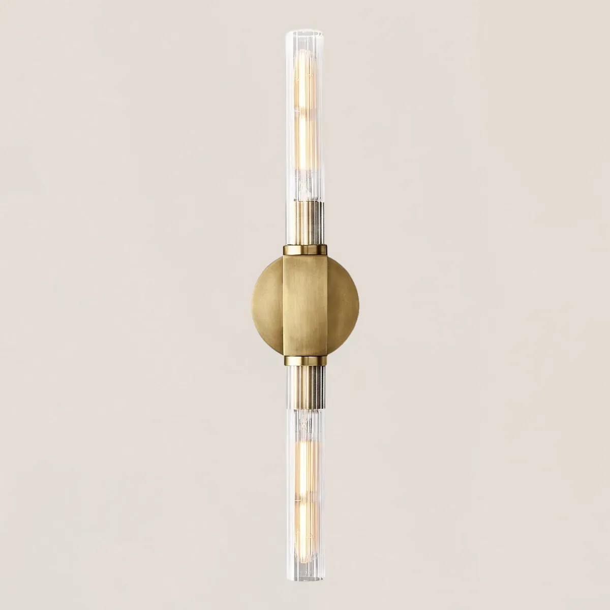 Cannele Glass Linear Wall Sconce-VaseLamps