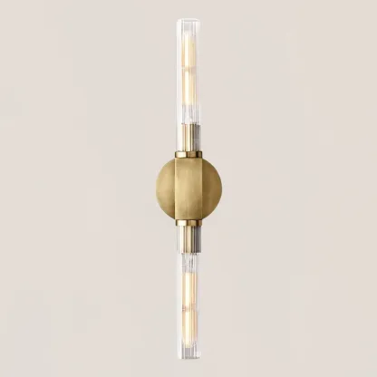 Cannele Glass Linear Wall Sconce-VaseLamps