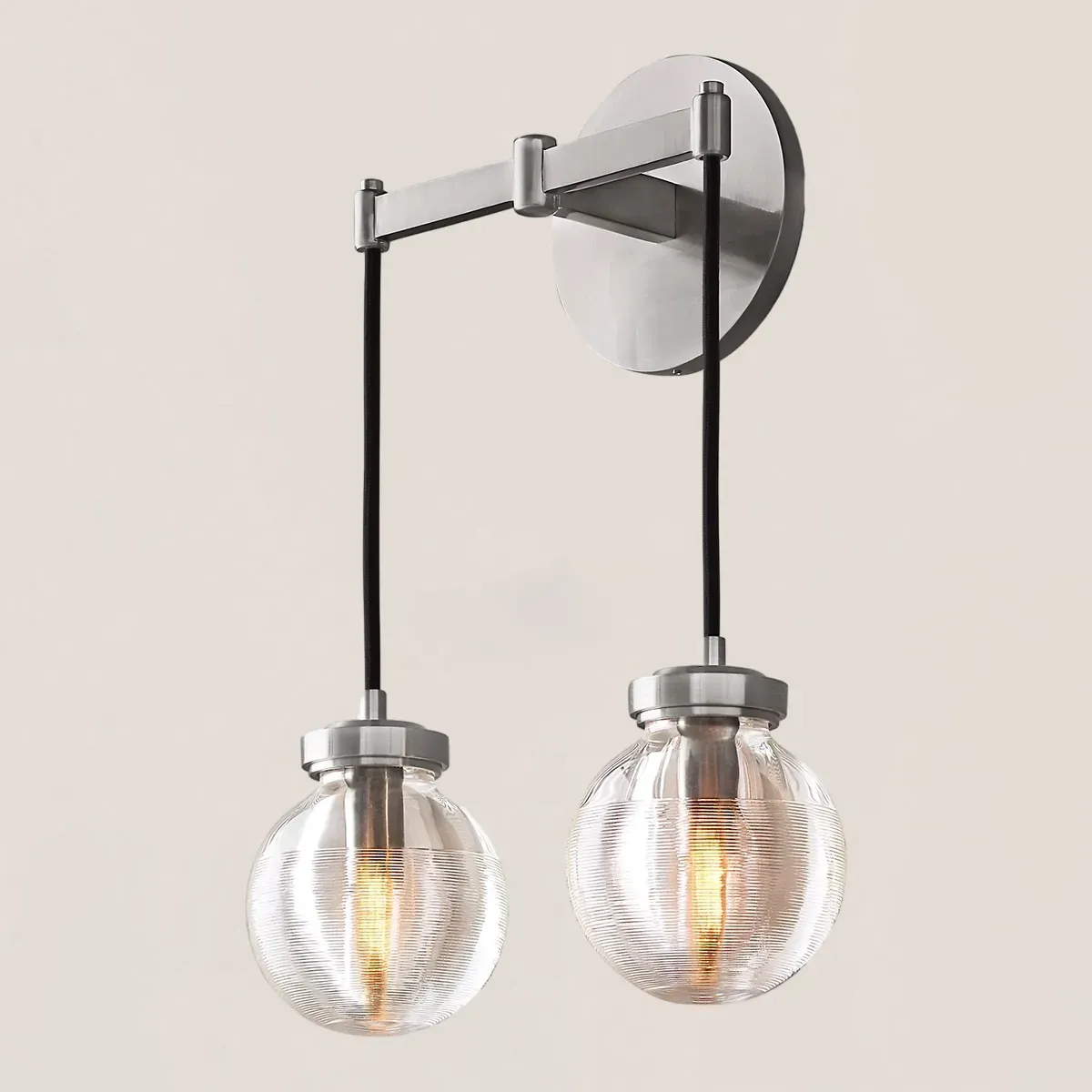 Pearl Drops Double Sconce-VaseLamps