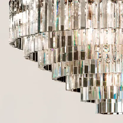 1920s Odeon Round Chandelier-VaseLamps