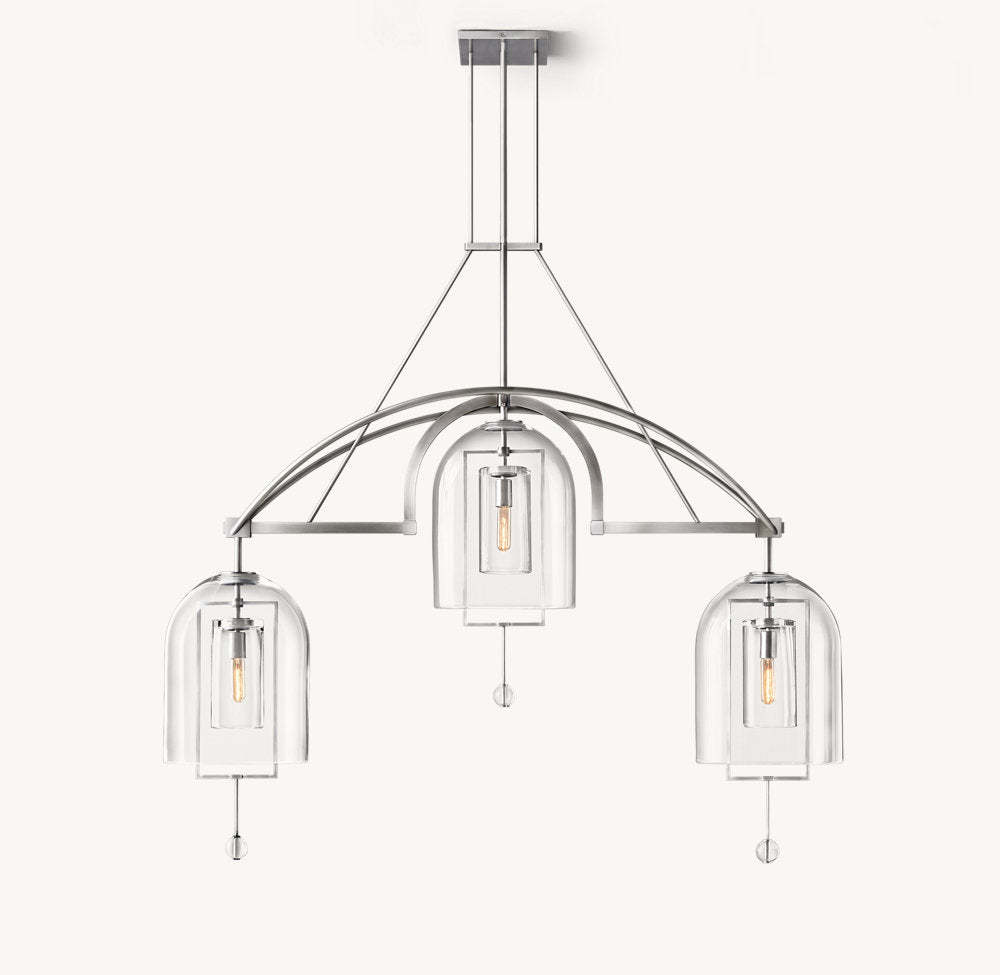 Fulcrum Grand Linear Chandelier 61"-VaseLamps