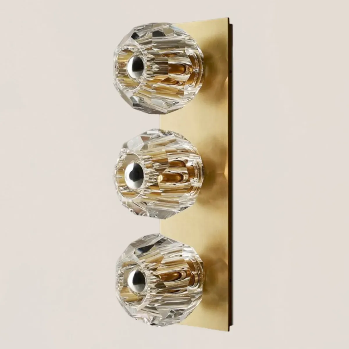 Boule De Crystal Clear Linear Short Wall Sconce-VaseLamps
