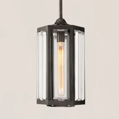 Chevalier Brass Crystal Pendant-VaseLamps