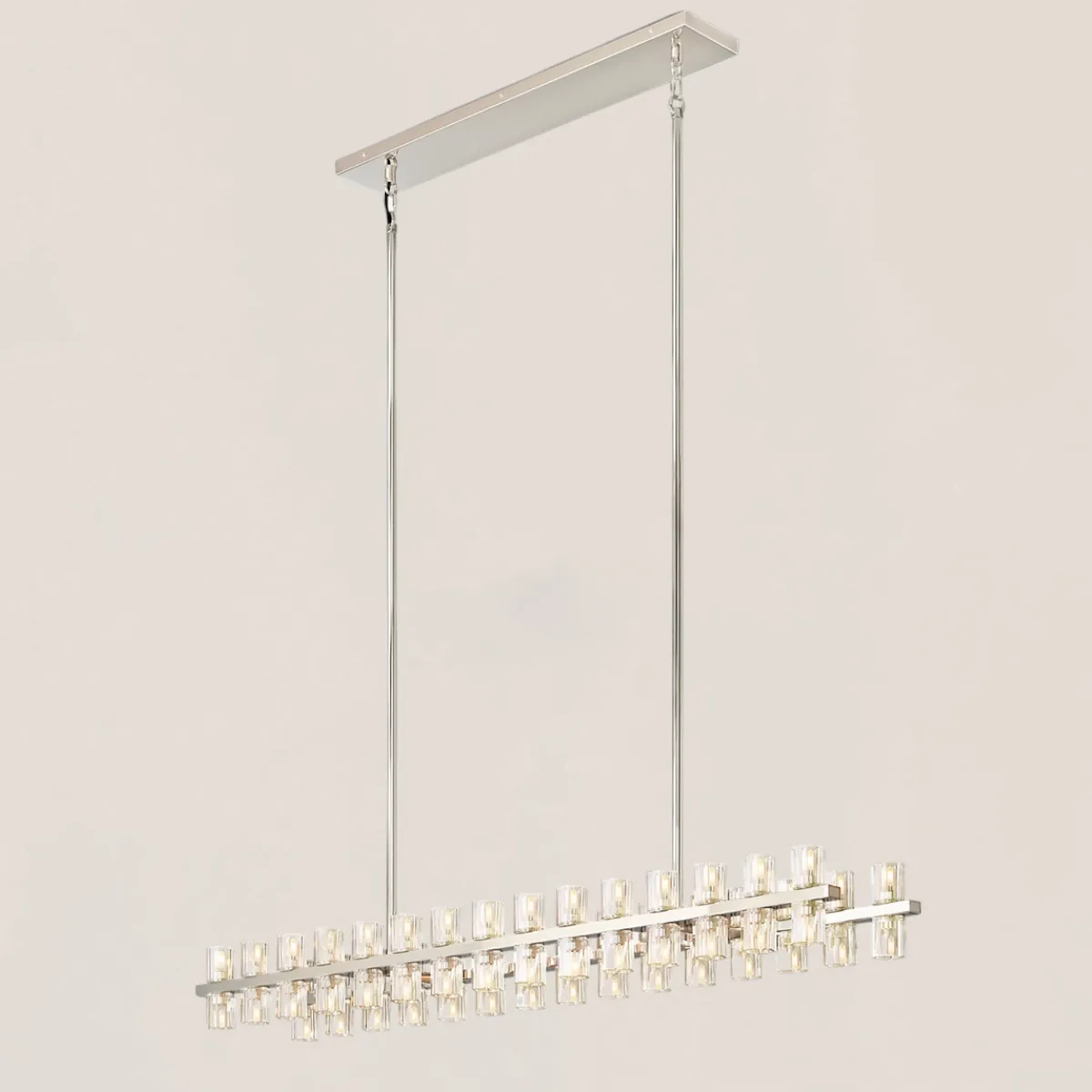 Arcachon LED Rectangular Chandelier-VaseLamps
