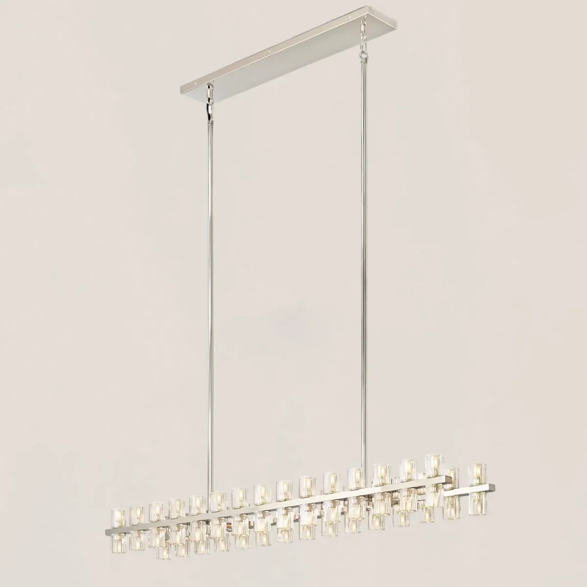 Arcachon LED Rectangular Chandelier-VaseLamps