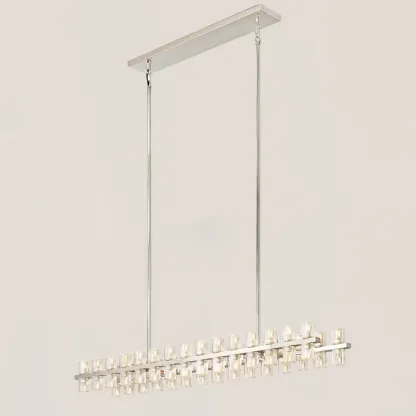 Arcachon LED Rectangular Chandelier-VaseLamps