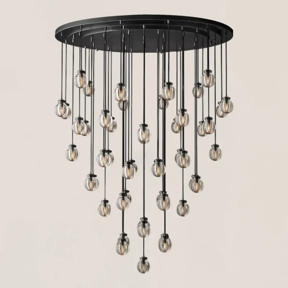 Pearl Round Chandelier-VaseLamps