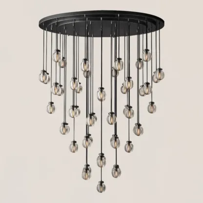 Pearl Round Chandelier-VaseLamps