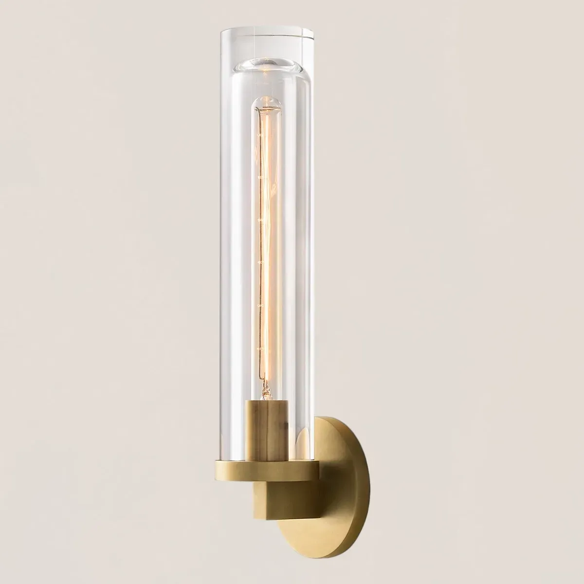 Savile Round Tube Sconce-VaseLamps
