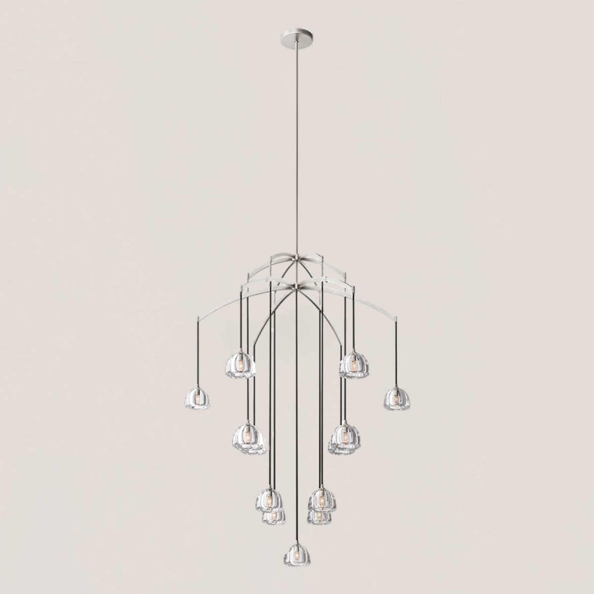Hemisphere Round Chandelier-VaseLamps