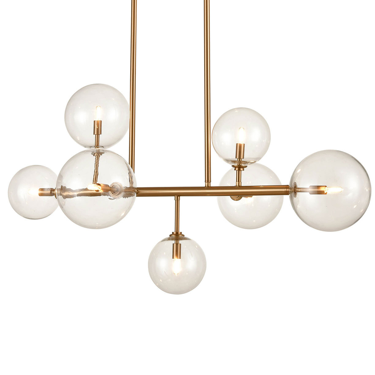 Elegant Linear Chandelier-VaseLamps