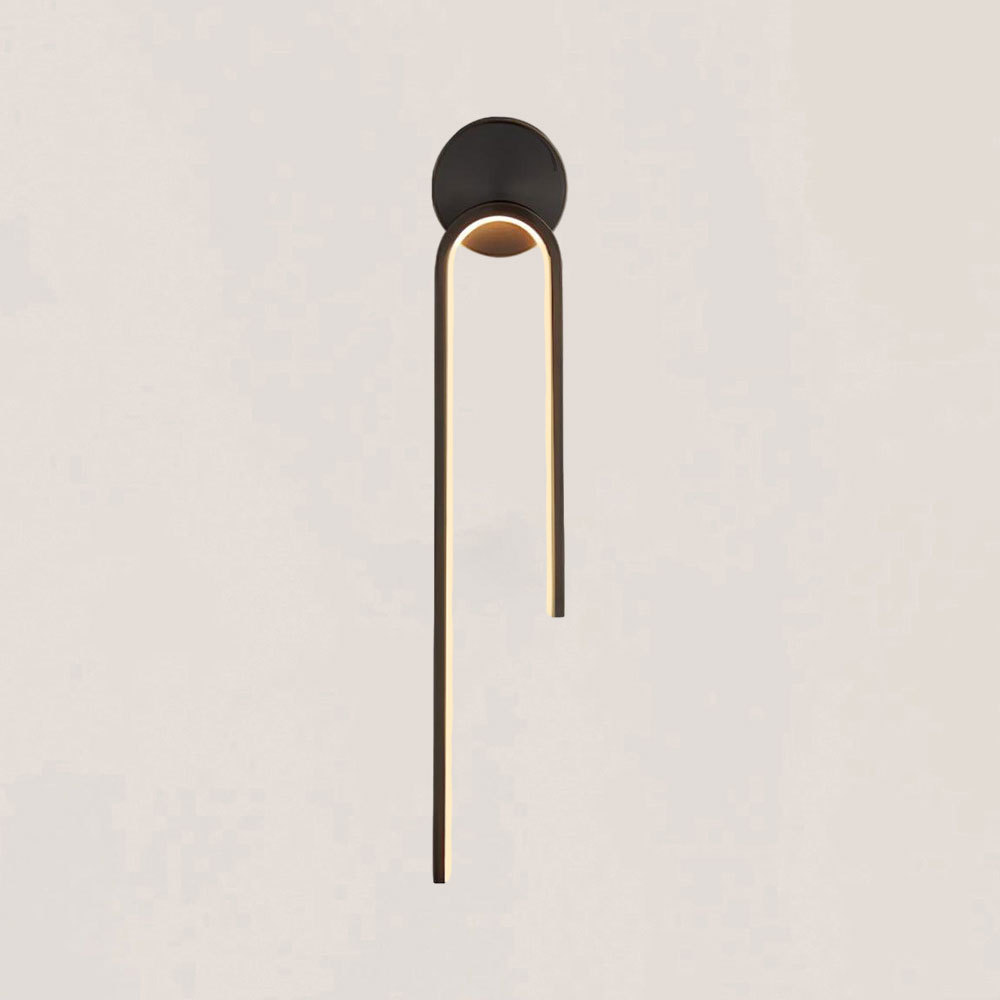 VASELAMPS - Minimalist Light Luxury Brass Wall Sconce-VaseLamps