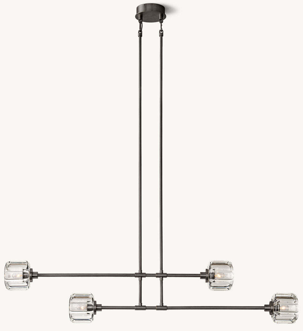 Demaret Mobile Linear Chandelier 54"-VaseLamps