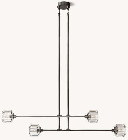 Demaret Mobile Linear Chandelier 54"-VaseLamps