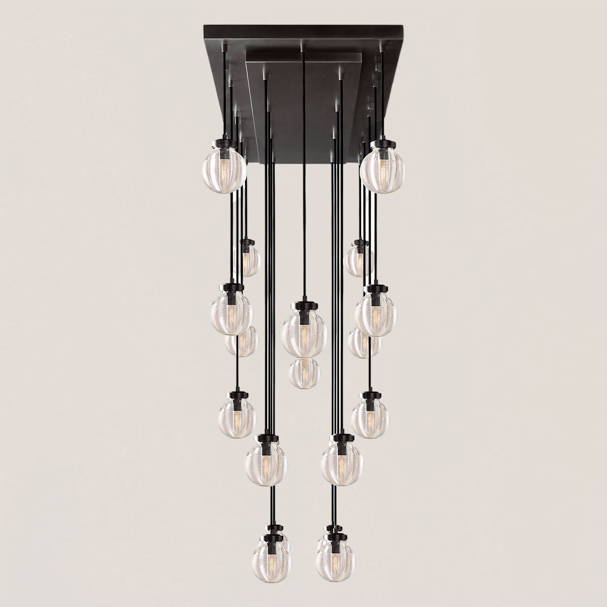 Pearl Rectangular Chandelier-VaseLamps