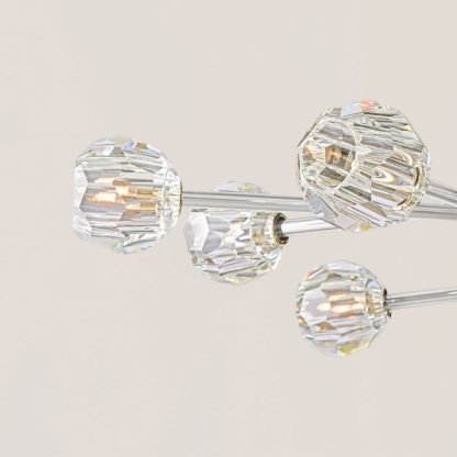 Boule De Crystal Oval Chandelier 72"-VaseLamps