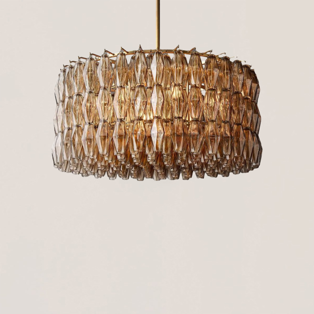 Chiara Glass Round Chandelier-VaseLamps