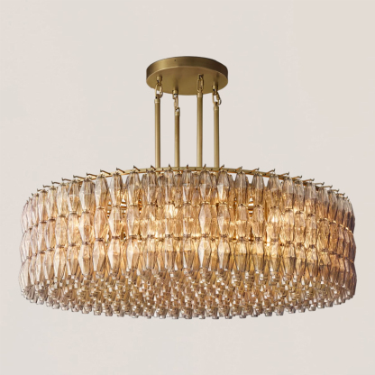 Chiara Glass Round Chandelier-VaseLamps