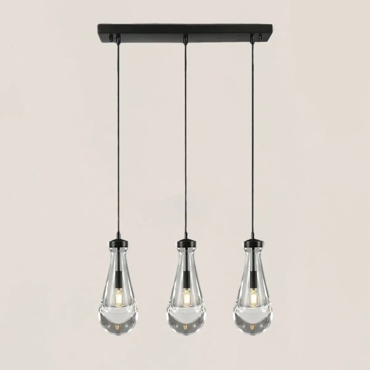 Raindrop Rectangular Pendant-VaseLamps