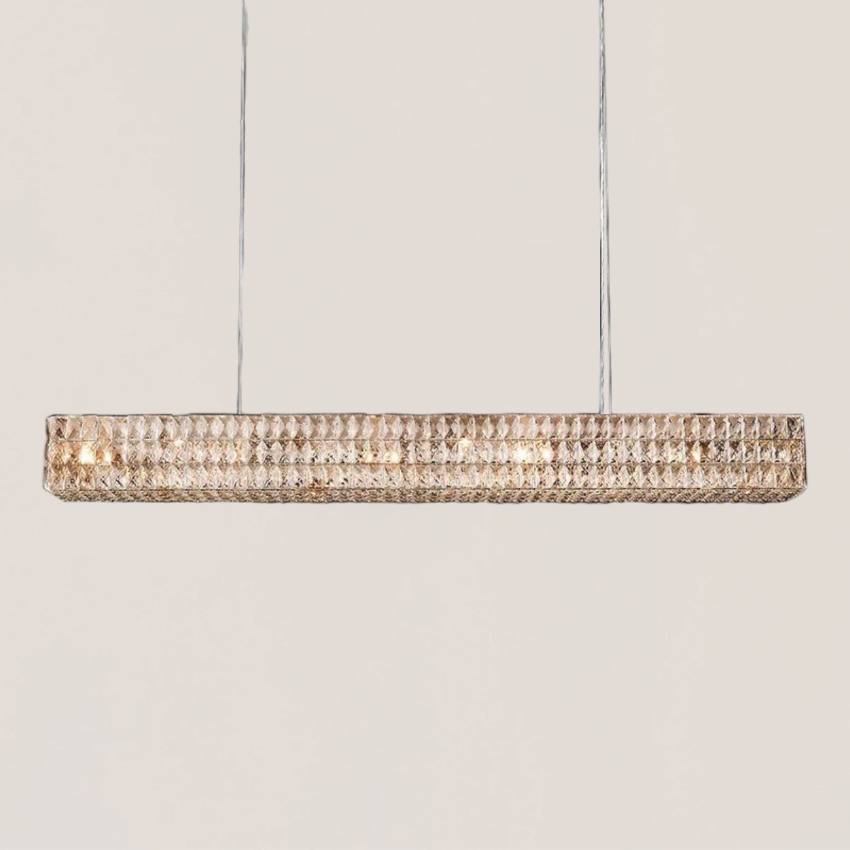VASELAMPS - Crystal Linear Chandelier-VaseLamps
