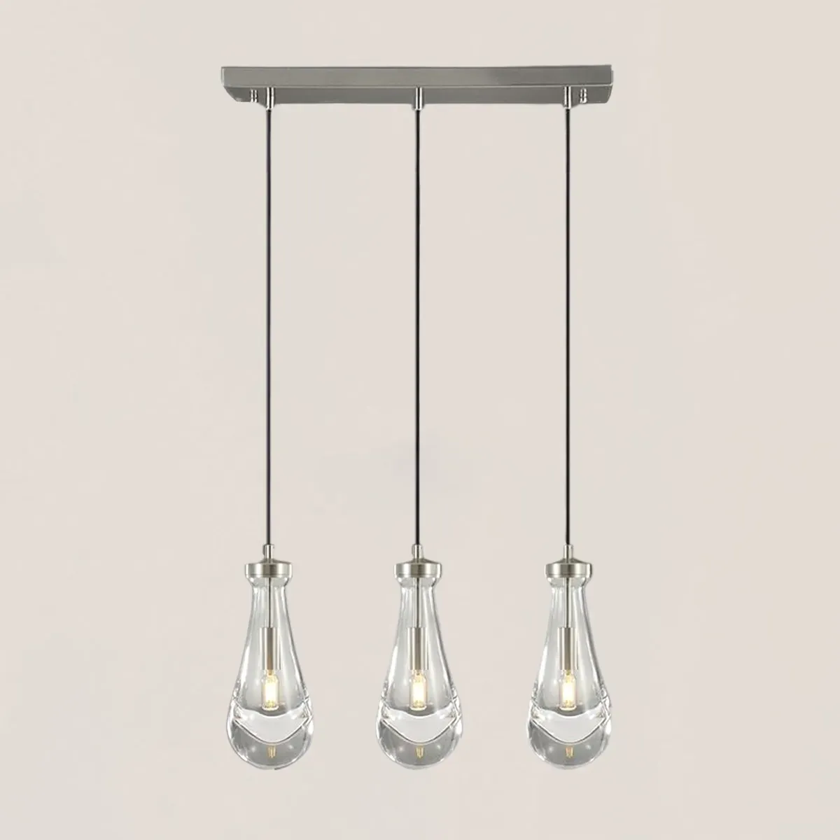 Raindrop Rectangular Pendant-VaseLamps