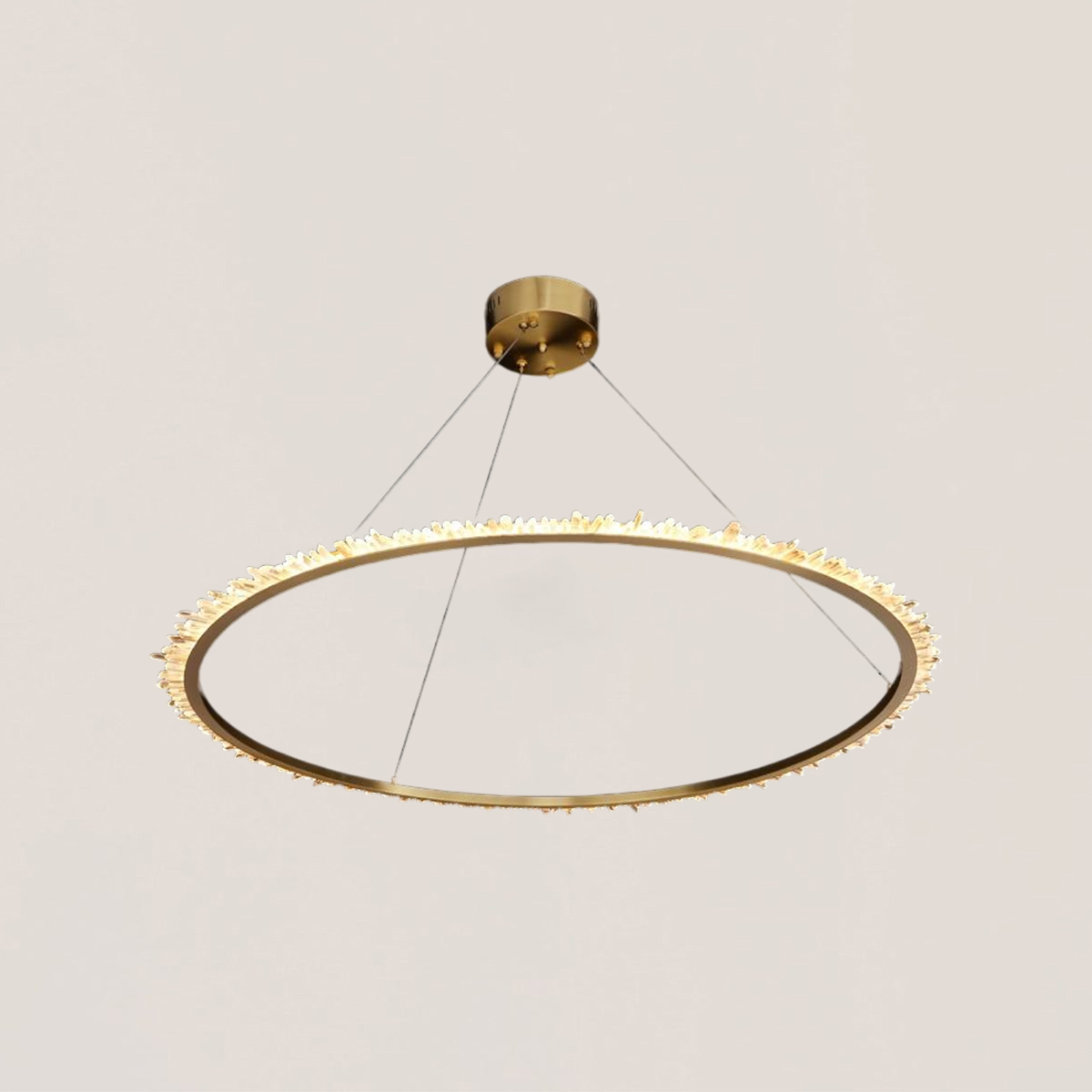 VASELAMPS - Crystal Ring Chandelier-VaseLamps