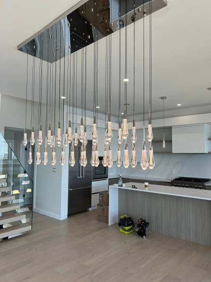 Solitaire Linear Chandelier-VaseLamps