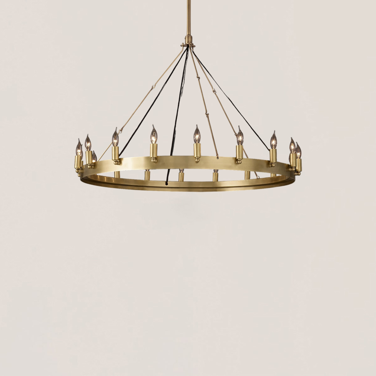 Camino Vintage Candelabra Round Chandelier-VaseLamps