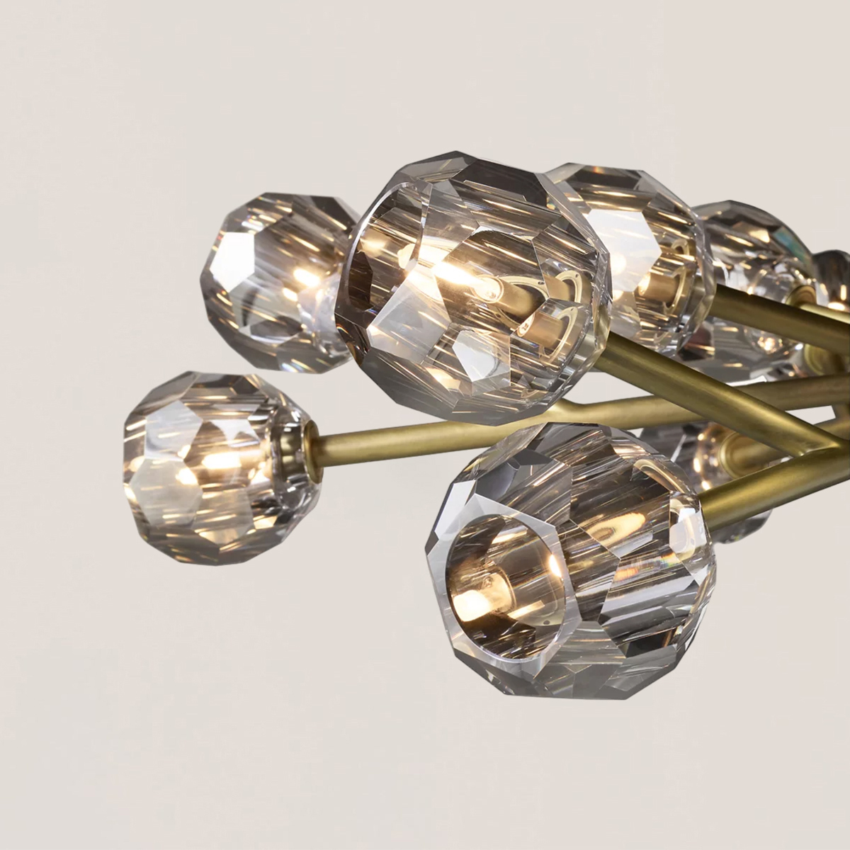 Boule De Crystal Oval Chandelier 72"-VaseLamps