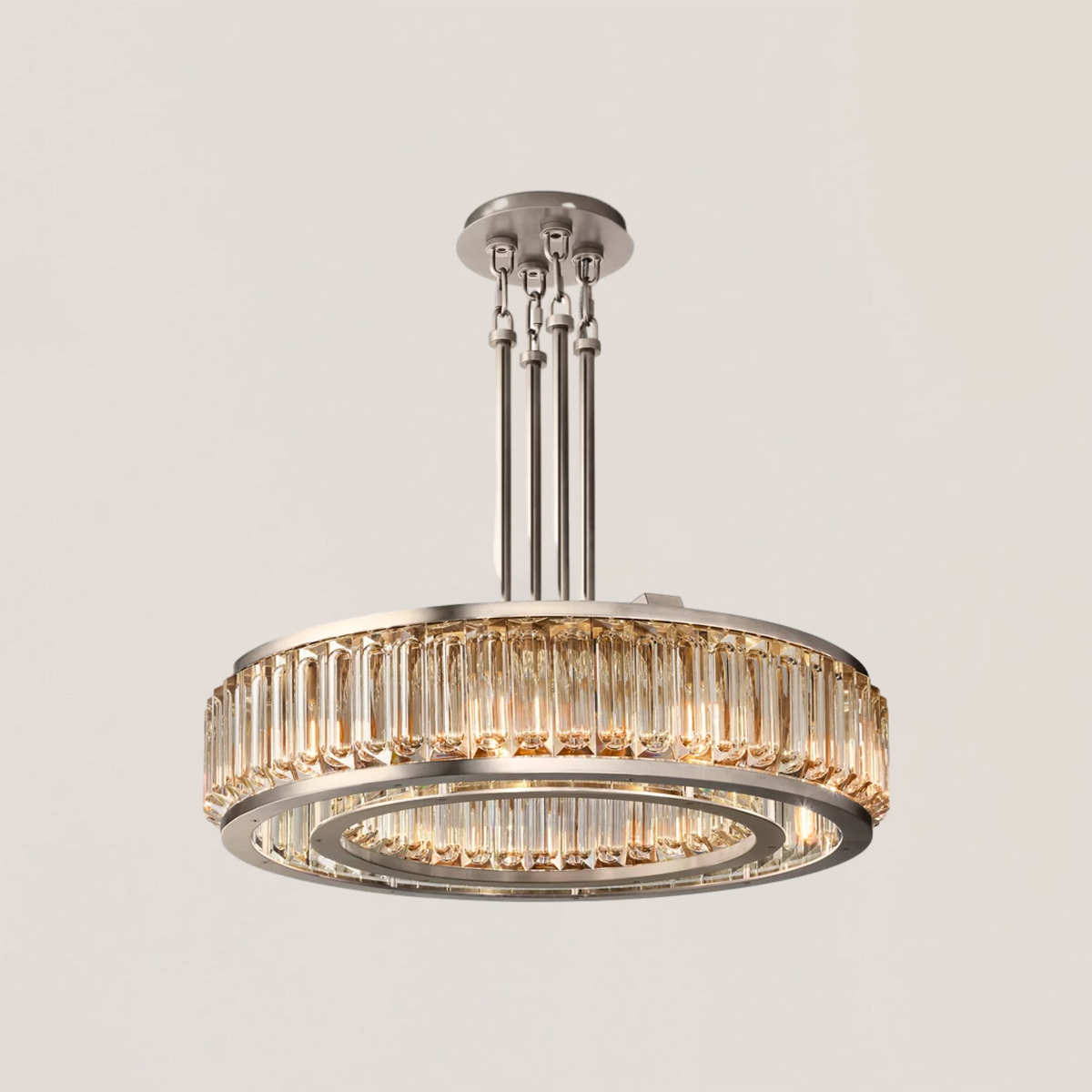 Maurier Round Chandelier 37"-VaseLamps