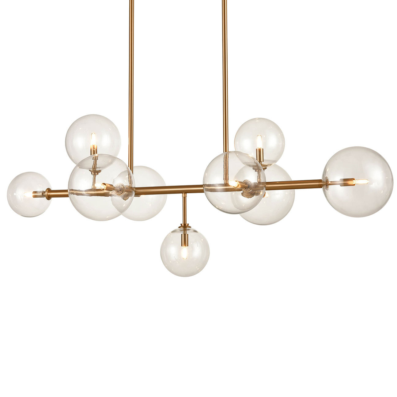 Elegant Linear Chandelier-VaseLamps