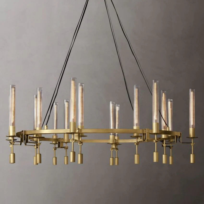 Fontanelle Round Chandelier 58"-VaseLamps