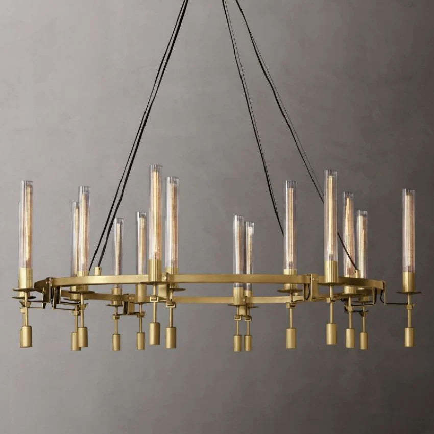 Fontanelle Round Chandelier 58"-VaseLamps