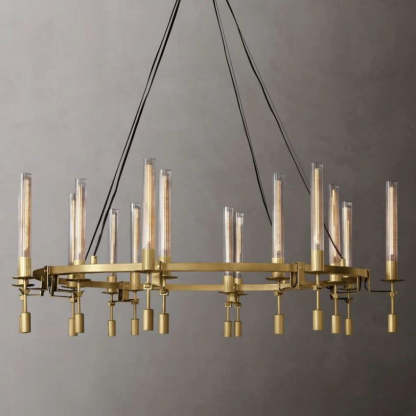 Fontanelle Round Chandelier 58"-VaseLamps