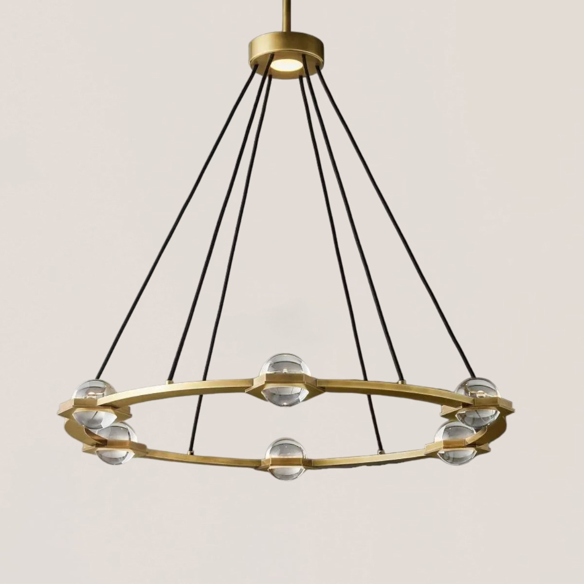 Eclatant Round Chandelier 36"-VaseLamps