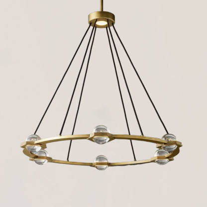 Eclatant Round Chandelier 36"-VaseLamps