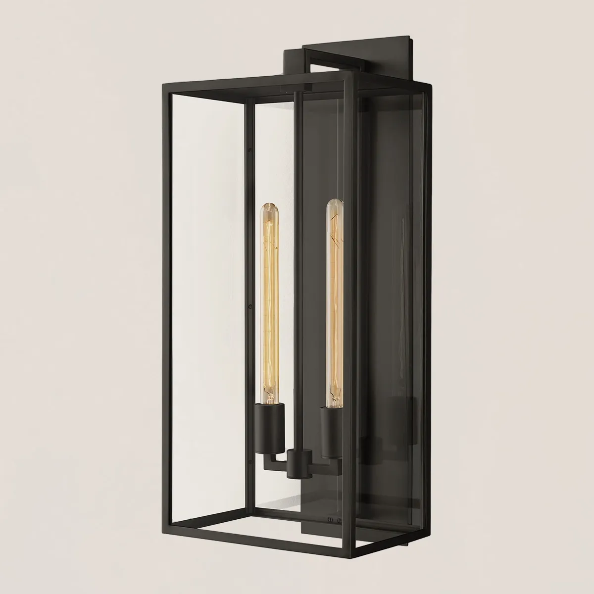 Beckman Square Lantern Wall Sconce-VaseLamps
