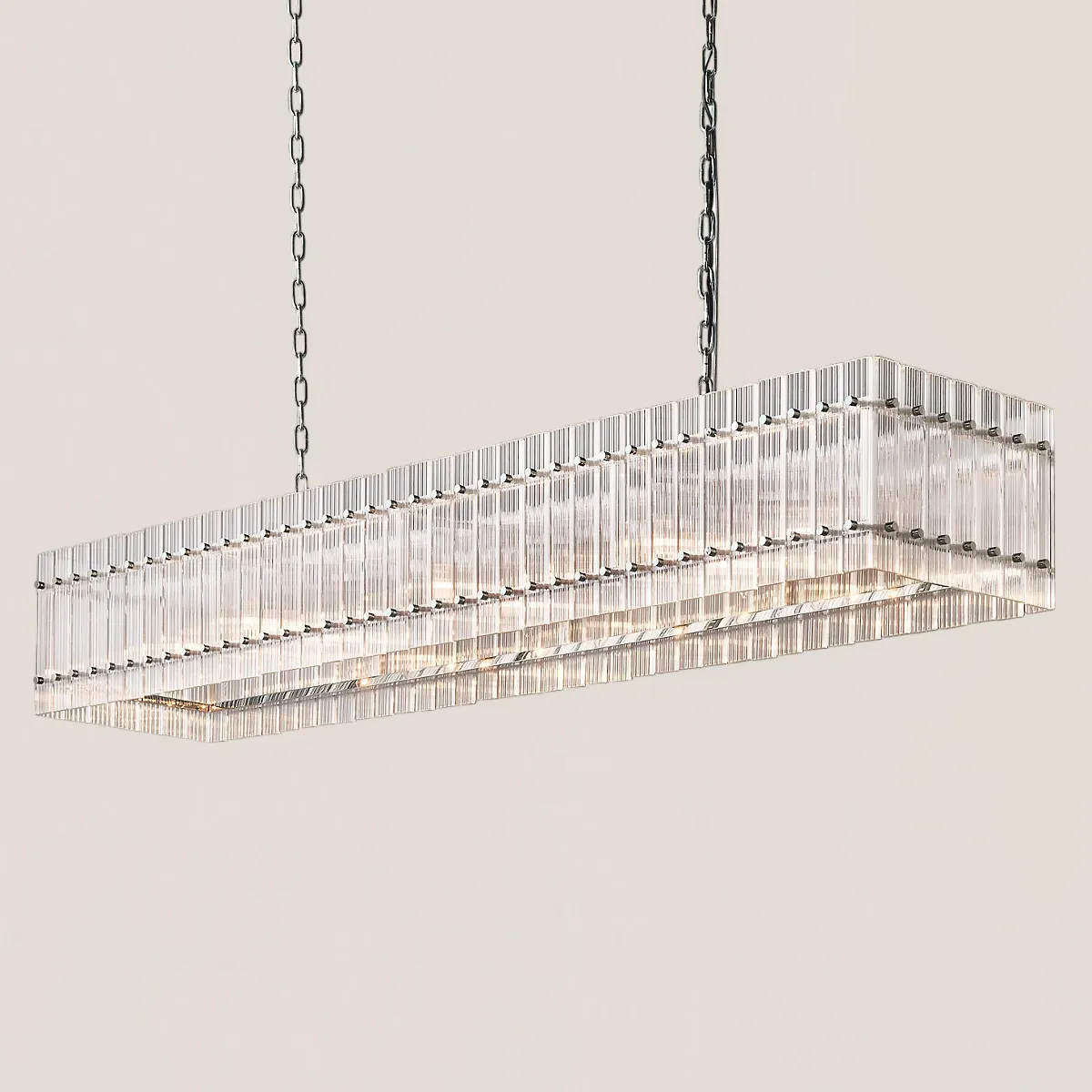 San Marco Modern Rectangular Chandelier-VaseLamps