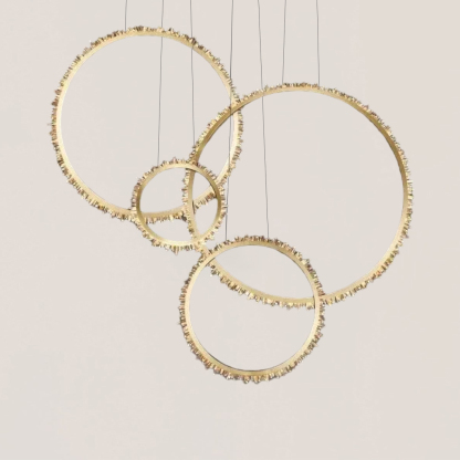 VASELAMPS - Crystal Ring Chandelier-VaseLamps